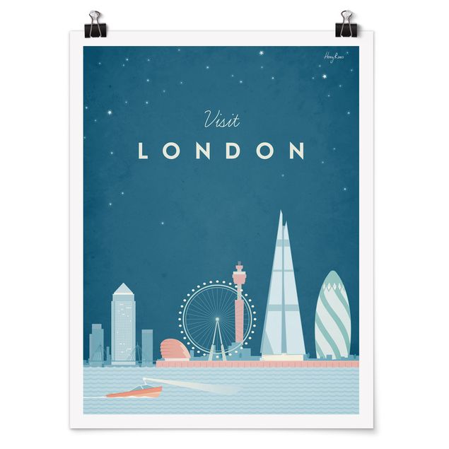 Riproduzione quadri famosi Poster di viaggio - Londra