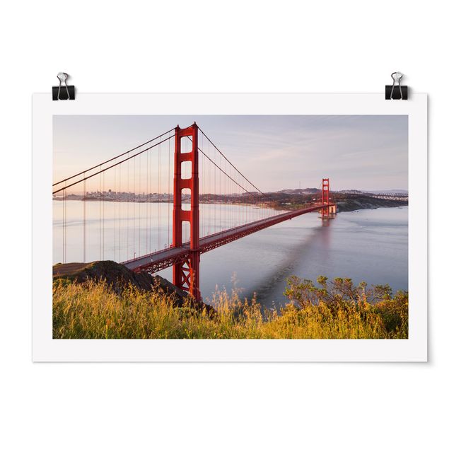 Quadri blu Ponte del Golden Gate a San Francisco