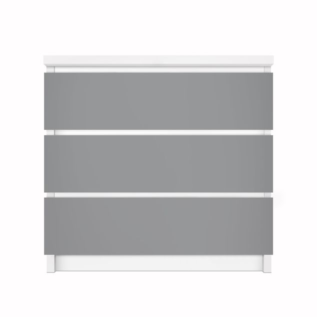 Pellicole adesive per mobili cassettiera Malm IKEA Colore Grigio freddo