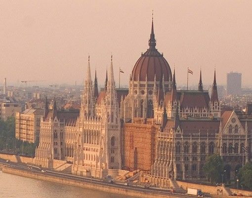 Adesivi mattonelle Skyline di Budapest