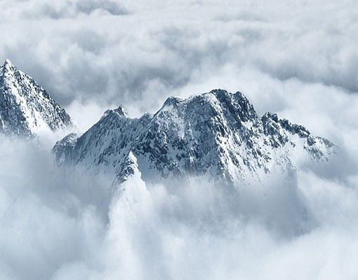 Carta adesiva Le Alpi sopra le nuvole