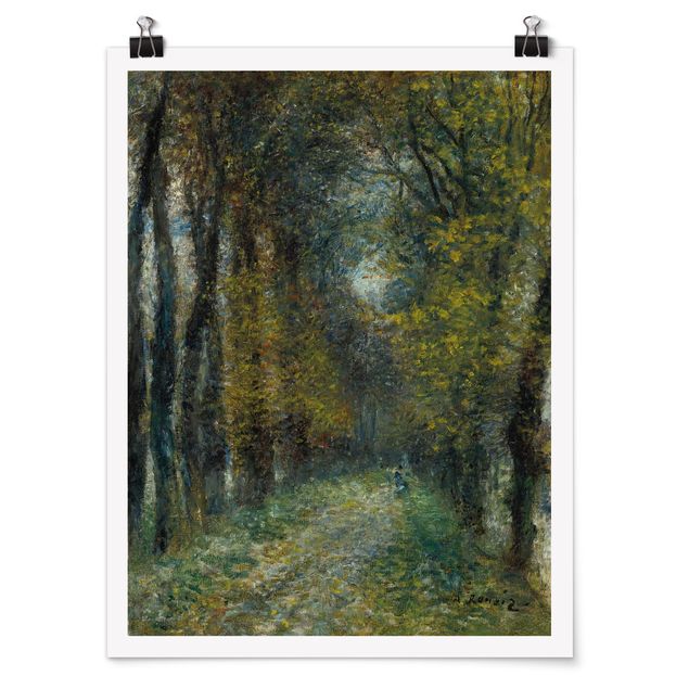 Quadri alberi Auguste Renoir - L'Allée