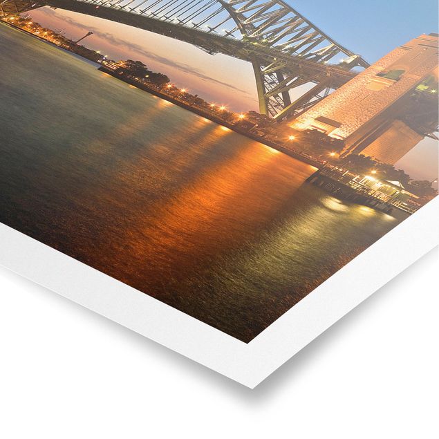 Stampe Ponte del porto a Sydney