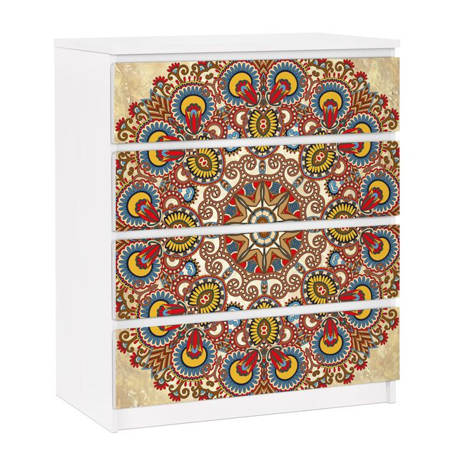 Pellicola adesiva con disegni Mandala colorato