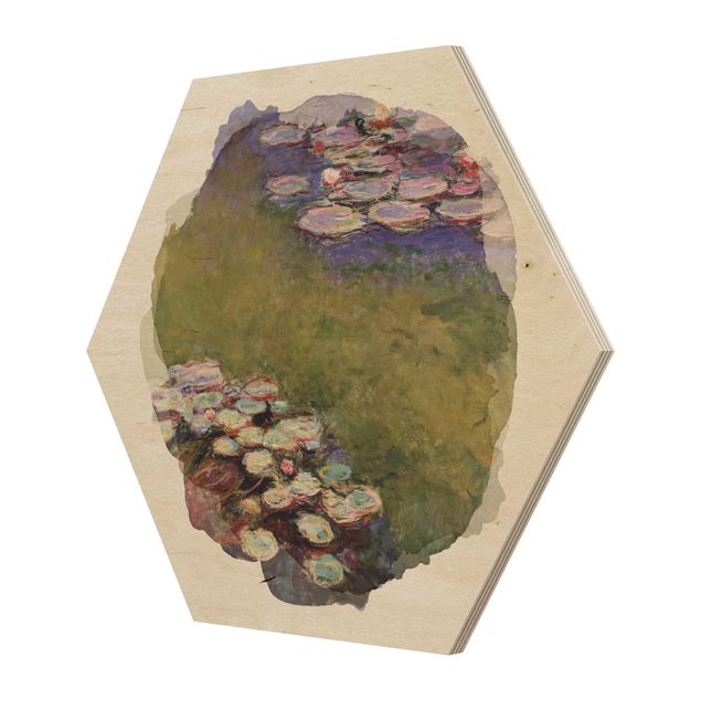 Monet quadri Acquerelli - Claude Monet - Ninfee