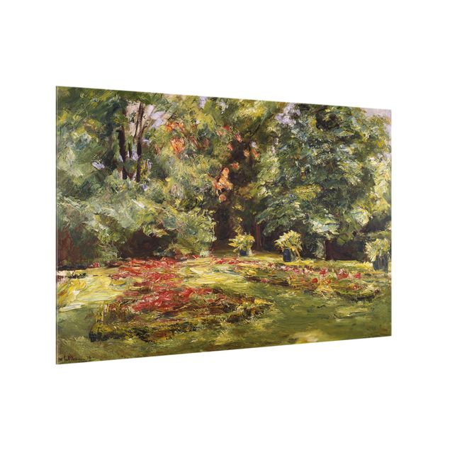 Quadri Impressionismo Max Liebermann - Terrazza fiorita di Wannseegarten