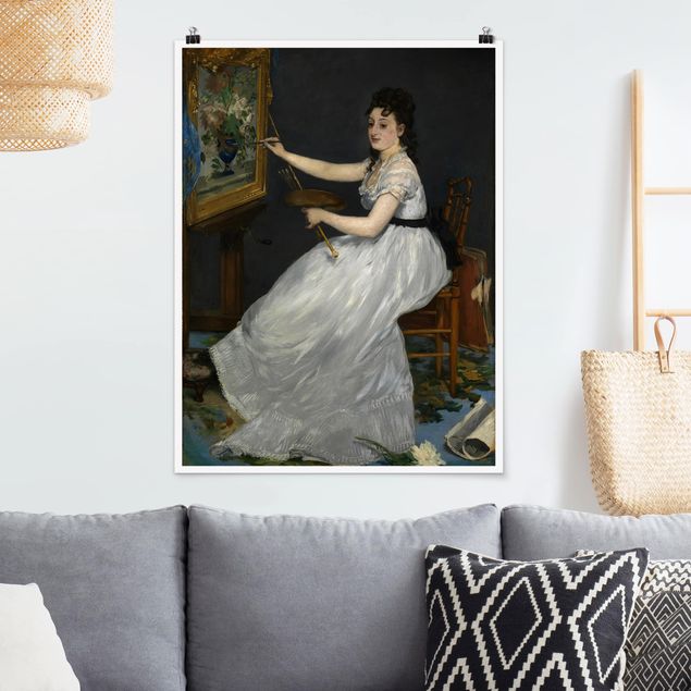 Stampe quadri famosi Edouard Manet - Eva Gonzalès