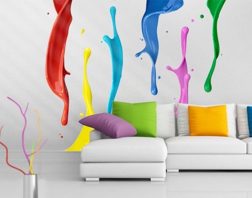 Disegni adesivi per pareti N.473 Sprazzi di colore
