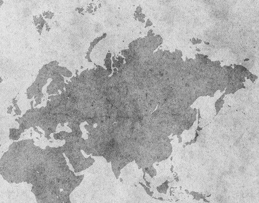 Pellicole per piastrelle effetto pietra Mappa del mondo vintage II