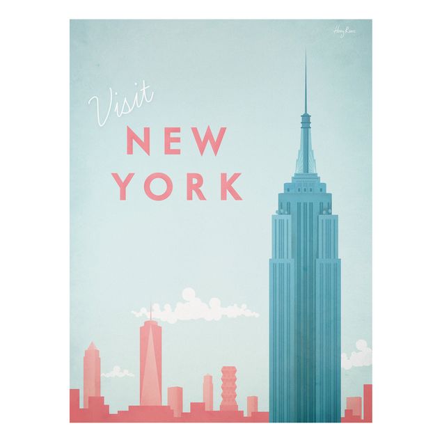 Quadri stile vintage Poster di viaggio - New York