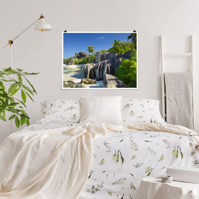 Quadri con paesaggio Spiaggia da sogno Seychelles