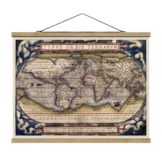 Stampe Mappa del mondo storico Typus Orbis Terrarum