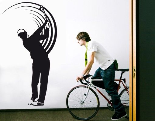 Stickers murali No.UL743 Giocatore di golf