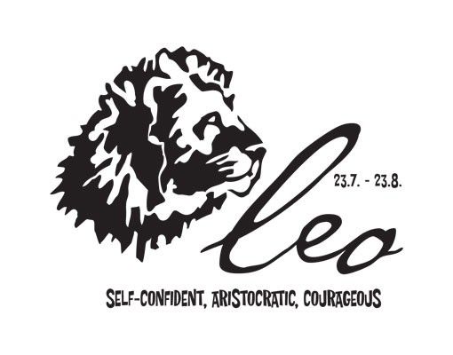 Autocolantes de parede leões No.UL756 Segno zodiacale Leone