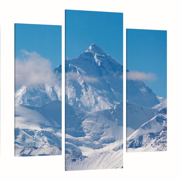 Quadro su tela componibile Monte Everest