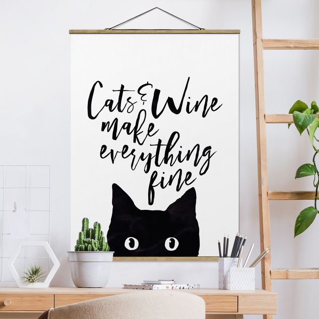 Quadi gatti Gatti e vino fanno bene a tutto