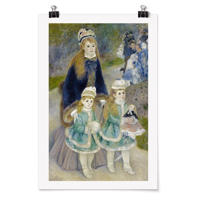 Quadri moderni per arredamento Auguste Renoir - Madre e figli (La passeggiata)