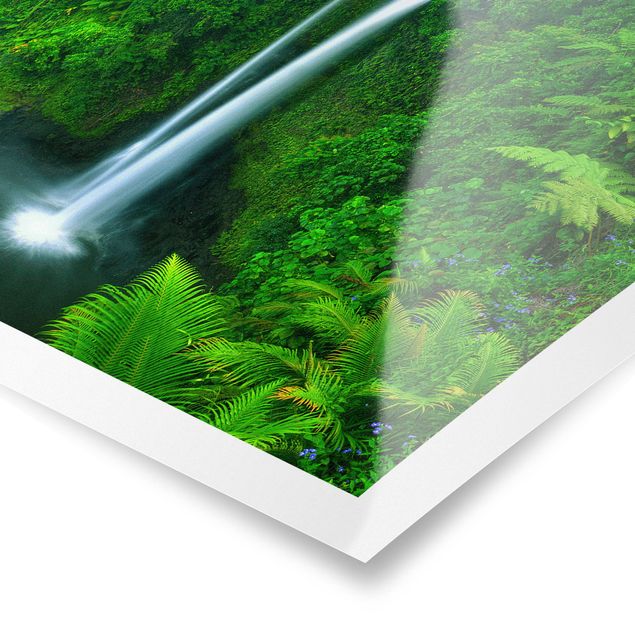 Poster natura paesaggi Cascata Celeste