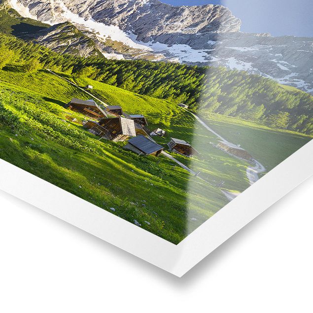 Poster paesaggio Prato alpino della Stiria
