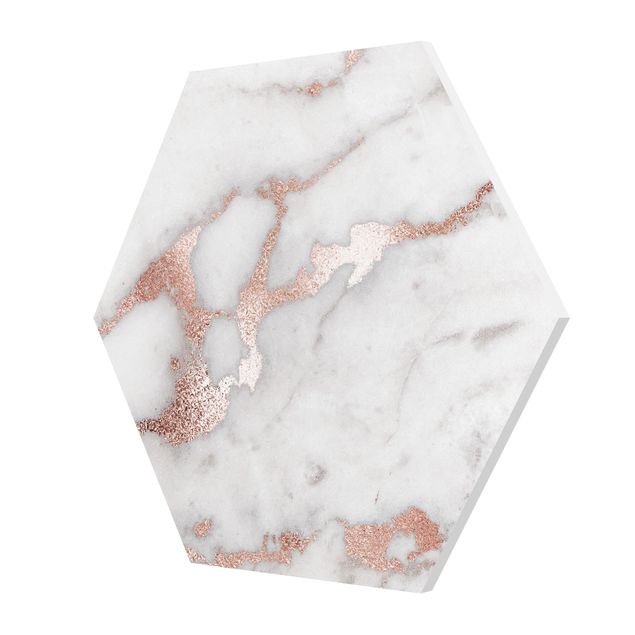 Quadri stampe Effetto marmo con glitter