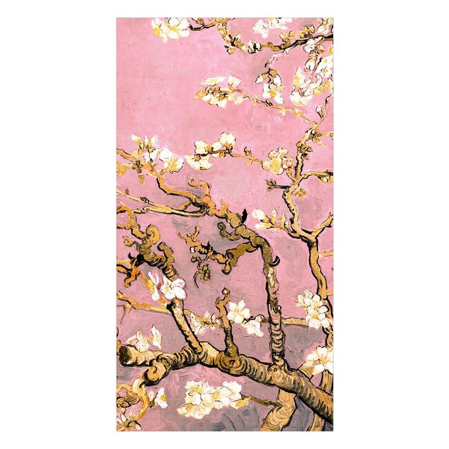 Riproduzioni Vincent Van Gogh - Mandorlo in fiore in rosa antico