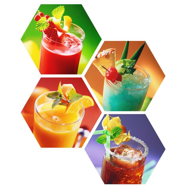 Esagono in forex - cocktail colorati