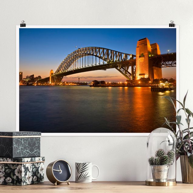 Quadri Australia Ponte del porto a Sydney