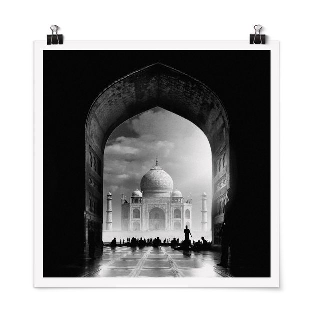 Quadri skyline  La porta del Taj Mahal