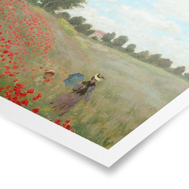 Quadri Impressionismo Claude Monet - Campo di papaveri vicino ad Argenteuil