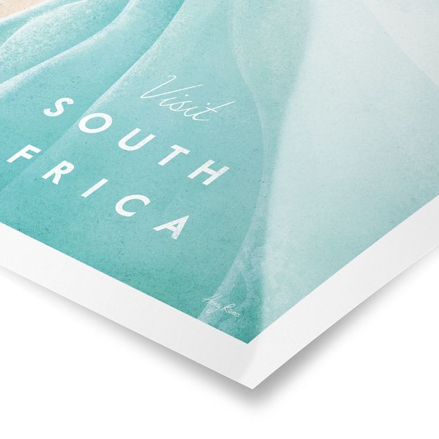 Poster retro Poster di viaggio - Sudafrica