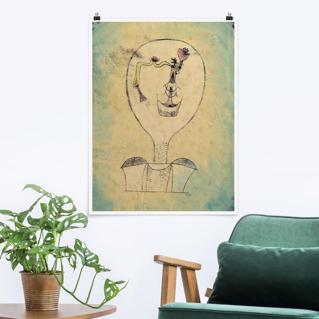 Stampe quadri famosi Paul Klee - Il germoglio del sorriso