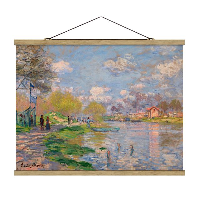 Quadri Impressionismo Claude Monet - Primavera sulla Senna