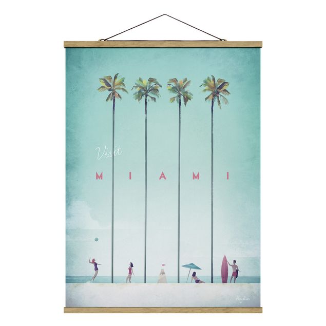 Quadri stile vintage Poster di viaggio - Miami