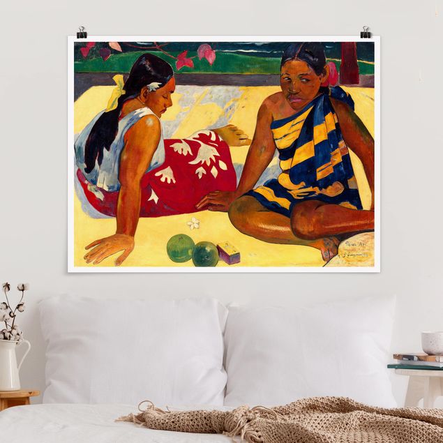 Riproduzioni Paul Gauguin - Parau Api (Due donne di Tahiti)