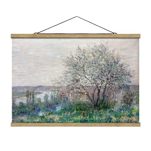 Quadro alberi Claude Monet - Primavera a Vétheuil