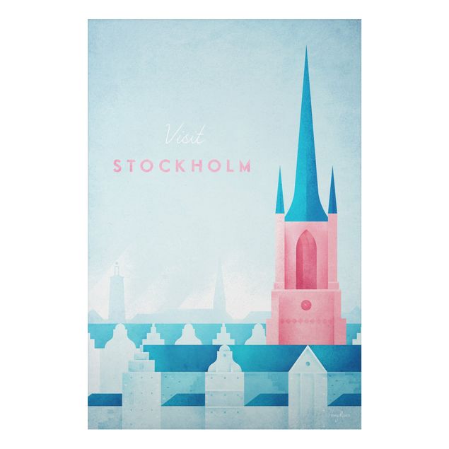 Riproduzione quadri famosi Poster di viaggio - Stoccolma