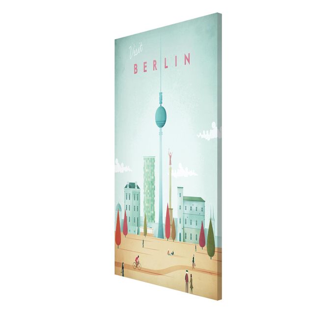 Quadri stile vintage Poster di viaggio - Berlino