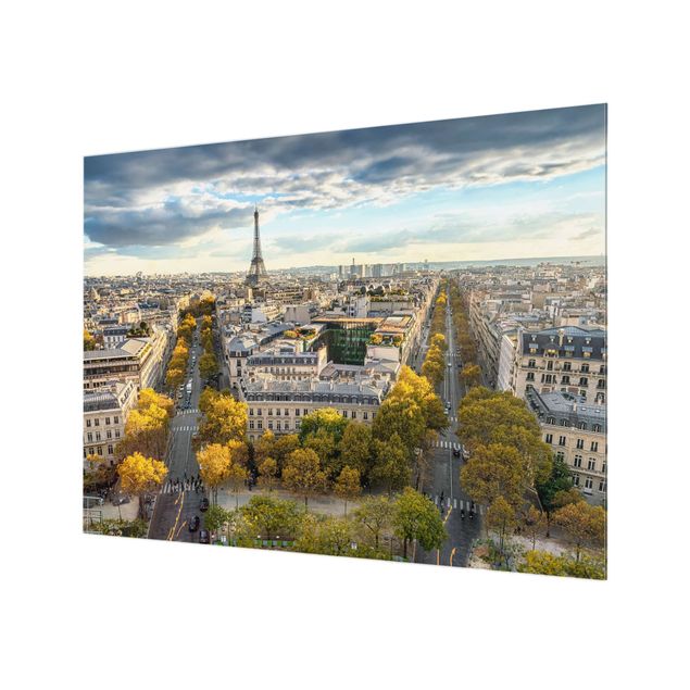 Paraschizzi in vetro - Nice day in Paris - Formato orizzontale 4:3
