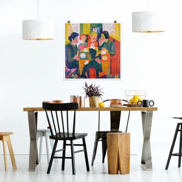 Riproduzioni quadri famosi Ernst Ludwig Kirchner - Tavolino da caffè