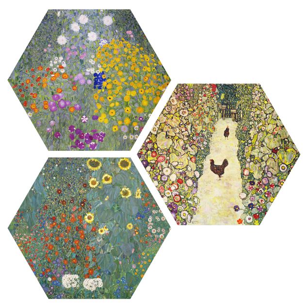 Esagono in forex - Gustav Klimt - In The Garden