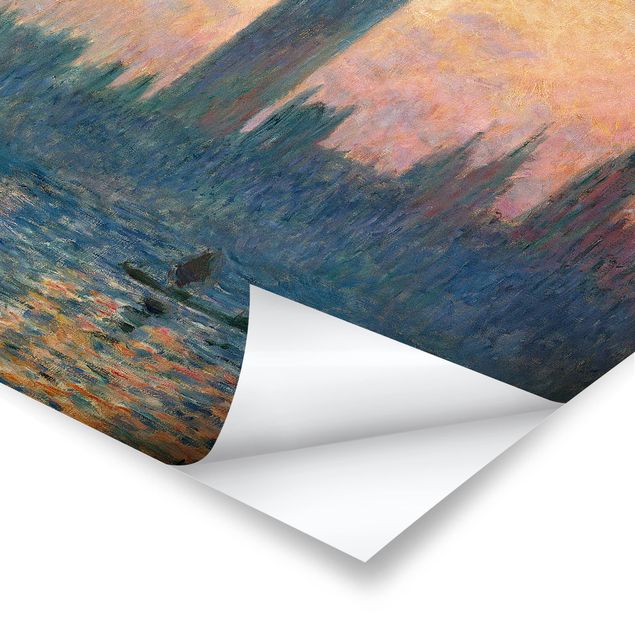 Riproduzioni quadri famosi Claude Monet - Tramonto a Londra