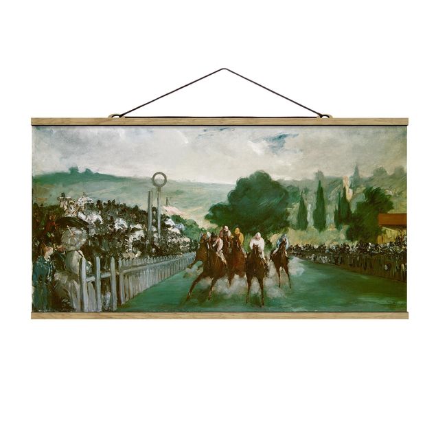 Quadri Impressionismo Edouard Manet - Gare a Longchamp