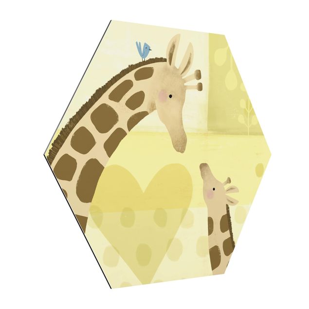 Quadro amore Io e la mamma - Giraffe