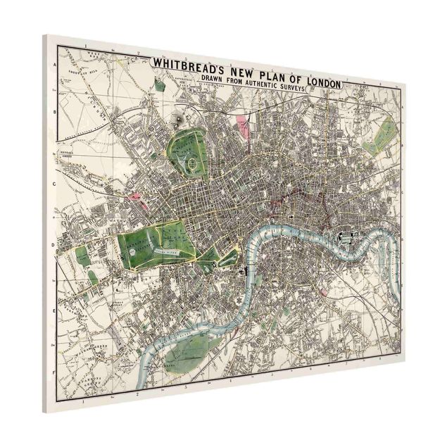 Quadri Londra Mappa vintage Londra
