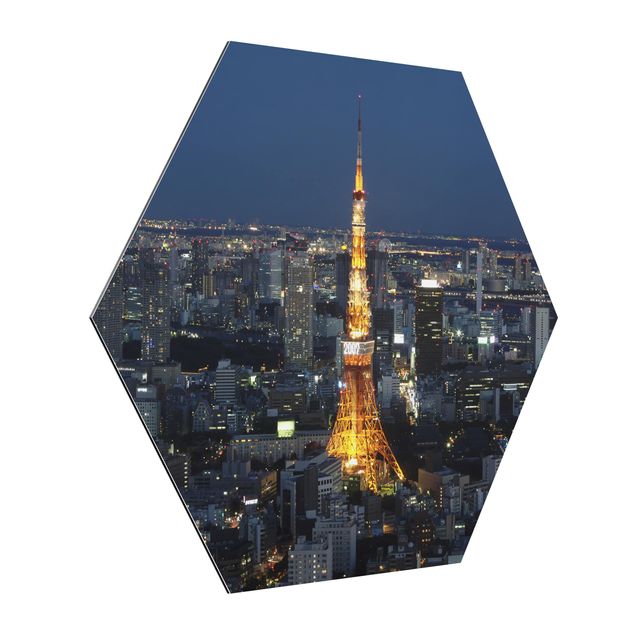 Quadri città Torre di Tokyo