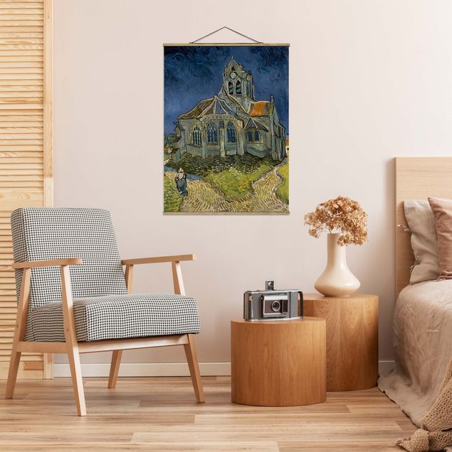 Puntinismo quadri famosi Vincent van Gogh - La chiesa di Auvers