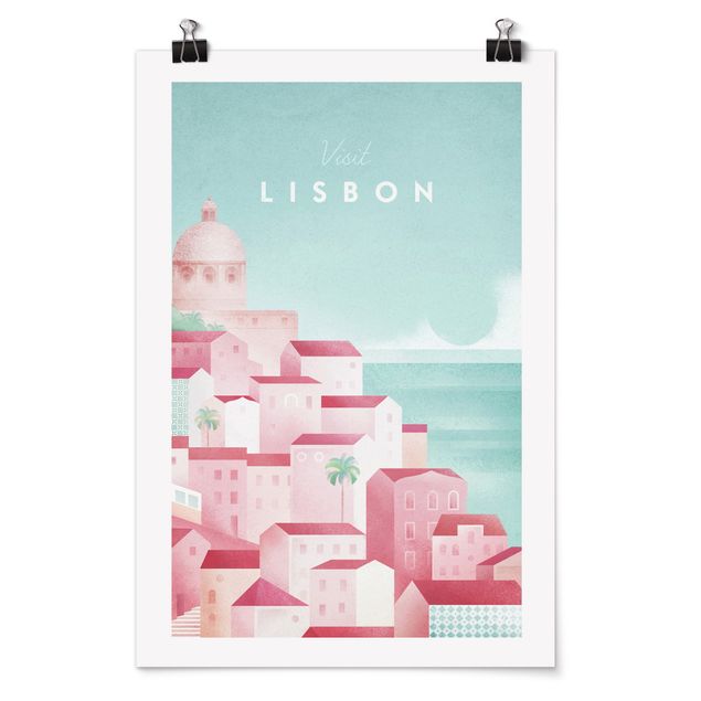 Poster spiaggia Poster di viaggio - Lisbona