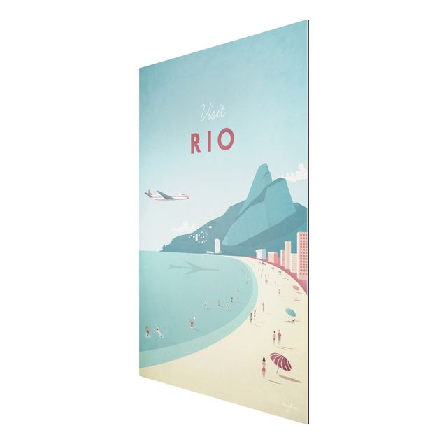 Quadri spiaggia Poster di viaggio - Rio De Janeiro