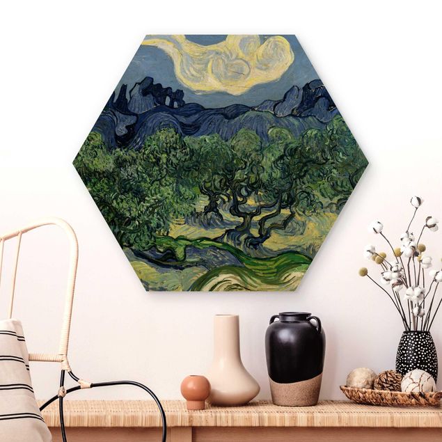 Impressionismo quadri Vincent Van Gogh - Alberi di ulivo
