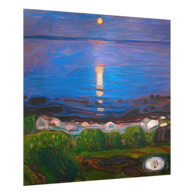 Paraschizzi con spiaggia Edvard Munch - Notte d'estate sulla spiaggia